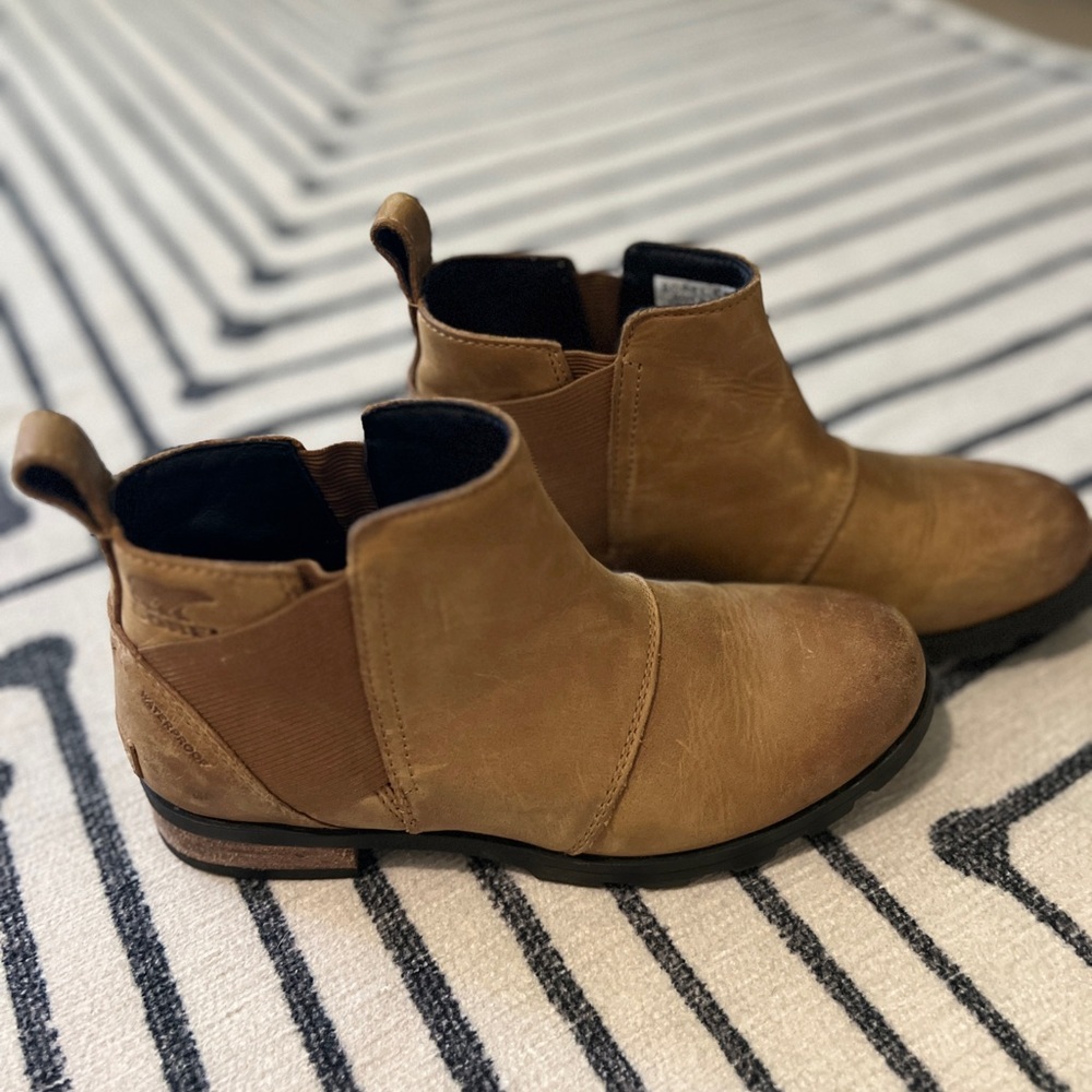 Sorel Tan Ankle Booties
